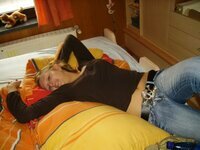 Short haired wife old and new pics