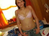 Short haired wife old and new pics