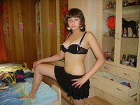 Short haired wife old and new pics