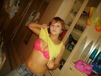 Short haired wife old and new pics