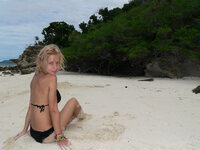 Vacation blond slut