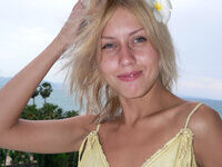 Vacation blond slut