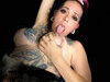 Tattooed amateur slut sexlife
