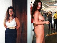 Amateurlady Carmenvaldez clothed and naked