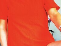 Beautiful Polish teacher milf litle bitch slut  Karina shows off her tits and hairy pussy