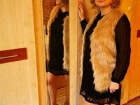 Beautiful amateur wife Karina shows off her cum-drenched pussy, pantyhose, and high heels