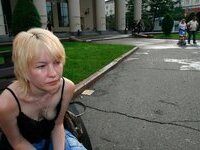 Эксгибиционистка  Марина Монина/Exhibitionist Marina Monina