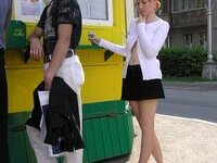 Эксгибиционистка  Марина Монина/Exhibitionist Marina Monina