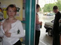 Эксгибиционистка  Марина Монина/Exhibitionist Marina Monina