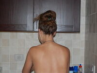 Wife naked on vacation