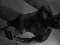 Michel dube full naked with cock holding his ID card exposed