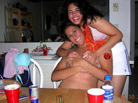 Horny college babes love to party