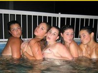 Hot pool teen party