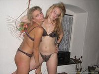 Naked teen girls playing