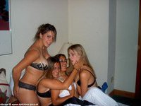 College girls partying