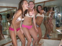 Crazy nude teen party