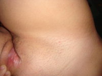 Round natural firm tits