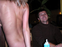 Nude at the poker party