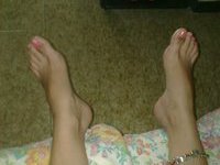 Showing off my legs and feet