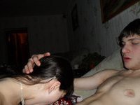 Sexy amateur GF sucking and fucking