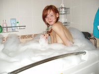 Red haired UK babe