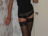 Sexy black lingerie