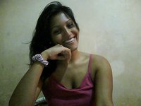 Indian babe smiling
