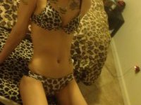 Tiger print sexy lingerie