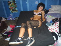 Slim punk chick and her naughty pics