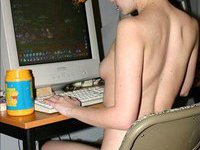 Nerdy girls love computers