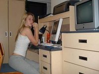 Nerdy girls love computers