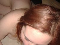 Red haired horny girl