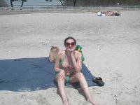 Lovely girl on the beach