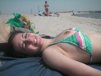 Lovely girl on the beach