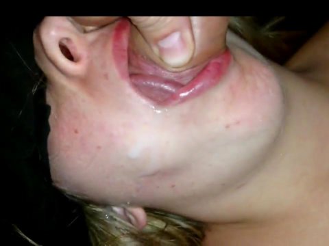Play 'Blindfolded girl sucks cock and gets cum in her mouth'