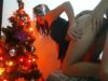 Girl with elastic booty has sex near the Christmas tree