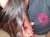 Brunette with pierced and blowjob