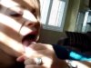 POV blowjob from brunette MILF