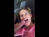 Blowjob in the car from a young bitch