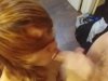 Amateur sex and blowjob with a young bitch in the bathroom