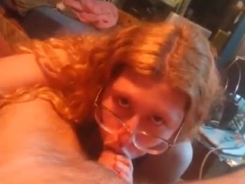 Play 'Babe with glasses deep blowjob POV'