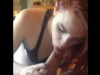 Redhead babe and gentle POV blowjob