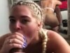 POV blowjob from a hot slut and cum in mouth
