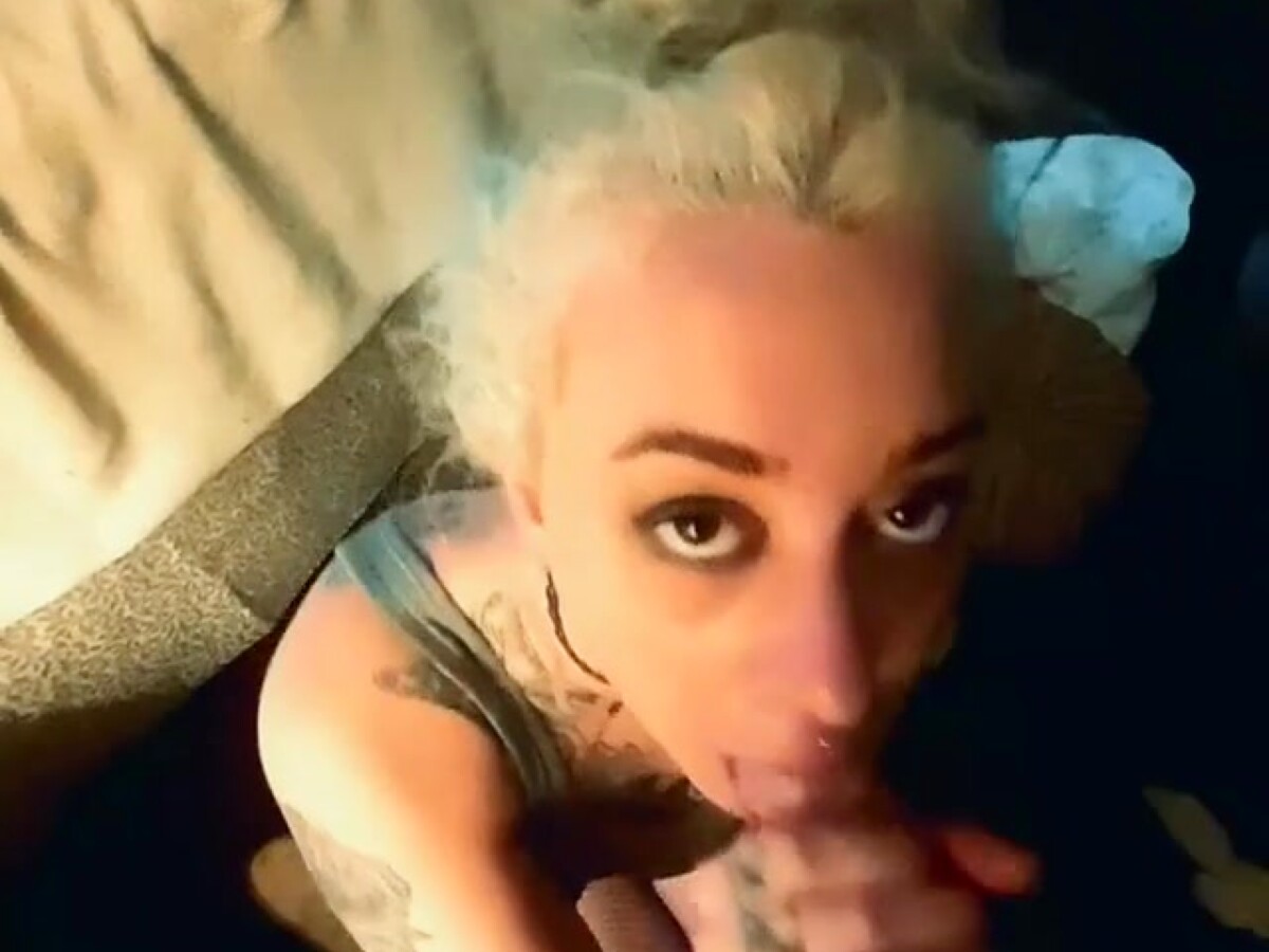Play 'POV amateur blowjob from a tattooed blonde'
