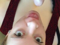 Deep blowjob from babe and cum on face POV