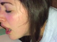 I couldn't hold back my moans as he pounded me deep and hard