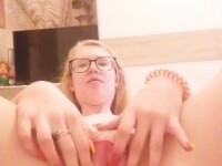 I slowly undressed to touch myself, stretching and rubbing to reach orgasm