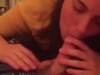 Gentle POV blowjob from a young brunette