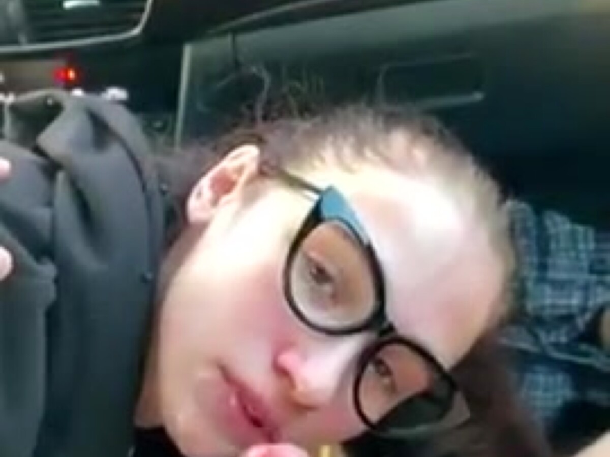 Play 'Young brunette with glasses and POV blowjob in the car'