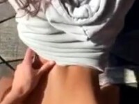 She was flowing like a waterfall as I stretched her tight pussy
